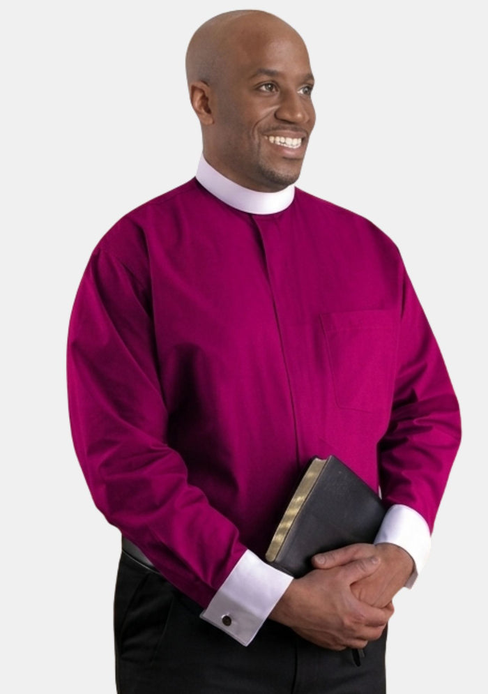 Bishop Purple Full Collar eClergy's Shirts