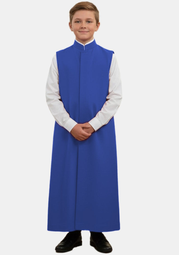 Boris Royal Blue Sleeveless Altar Boy Cassock