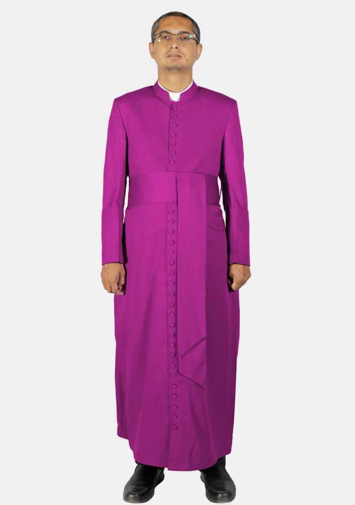 Reverential Cassock for Men Red Purple