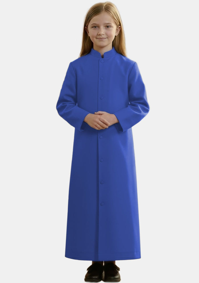 Suzanne Royal Blue Altar Assistant Cassock for Girls