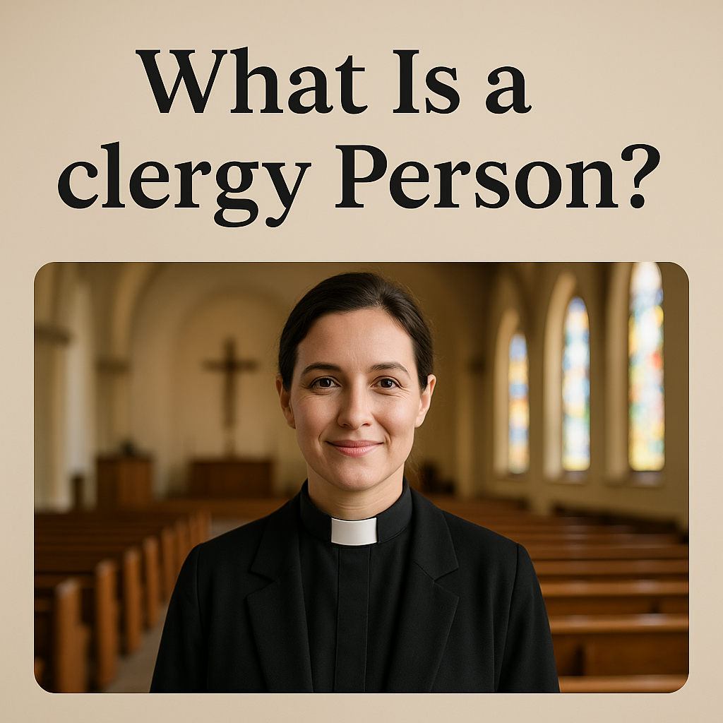 What is a Clergy Person?