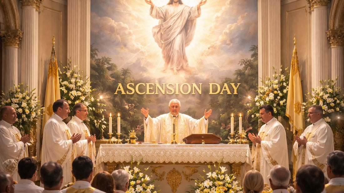 Ascension Day, Why Ascension Day is Important, Vestments, Roman Catholic Priest Garments, Ascension Day Celebration, Christian Faith, Jesus Ascension, Importance of Ascension Day, Church Liturgies, Holy Day, Spiritual Meaning of Ascension Day.