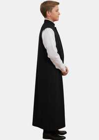 Dominic Black Sleeveless Altar Boy Cassock
