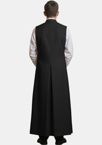Dominic Black Sleeveless Altar Boy Cassock