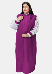 3 Stripe Red Purple Chimere and Rochet Set