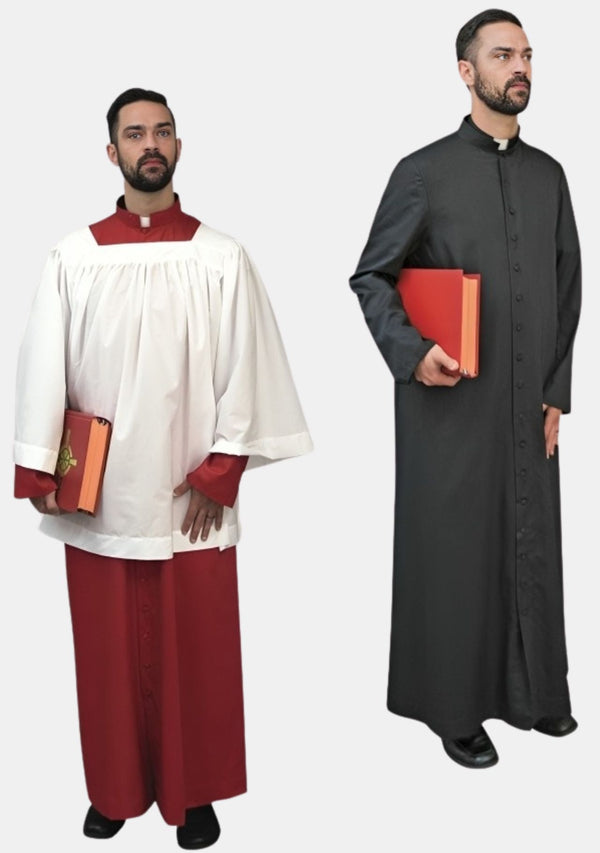 Adult Altar Server Cassock and Surplice