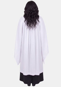 Amara Round Yoke Clergy Surplice with Curve Sleeves