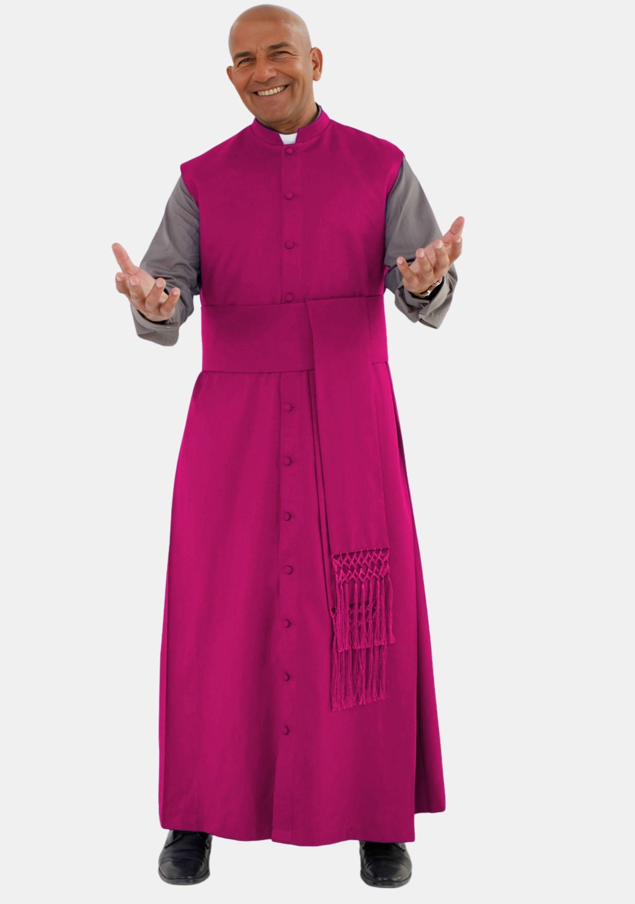 Sleeveless Clergy Robe Red Purple – eClergys