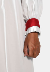 Anglican Rochet with Red Cuffs