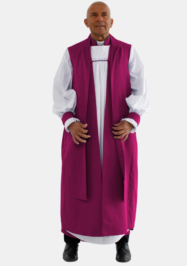 Clergy Chimere and Rochet Attire Package – Red Purple