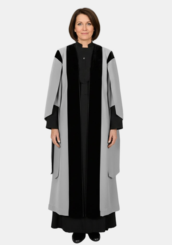Aurelia Verger Gown for Female with Plain Sleeves
