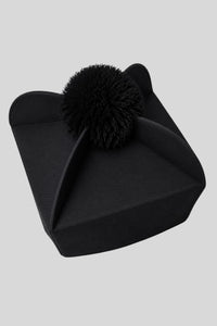 Black Biretta Cap
