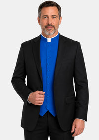Boaz Roman Collar Clergy Vest Front for Men