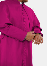 Caius Bishop Roman Cassock with Shoulder Cape for Men