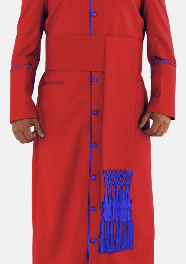 Cassock and Robe Cincture Belt Red