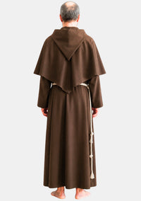 Celtic Carmelite Monk Habit with Flowing Hood Capuche