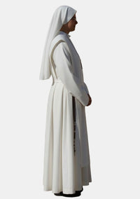 Clarissa White Nun Habit with Same Scapular