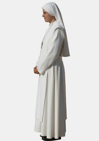 Clarissa White Nun Habit with Same Scapular