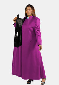 Ladies Red Purple Chimere and Rochet Set