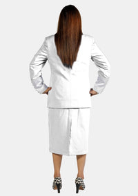 eClergy's Clerical Skirt Suit White