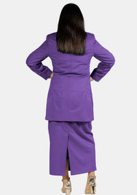 Female Roman Purple Clergy Suit
