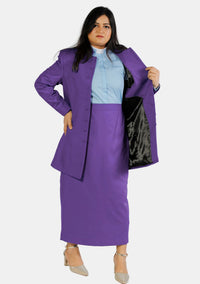 Female Roman Purple Clergy Suit
