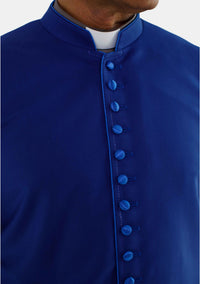Cornelius Mens Roman Cassock Royal Blue with Satin Cuff