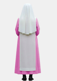 Eleanora Pink with White Scapular Nun Habit