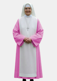 Eleanora Pink with White Scapular Nun Habit