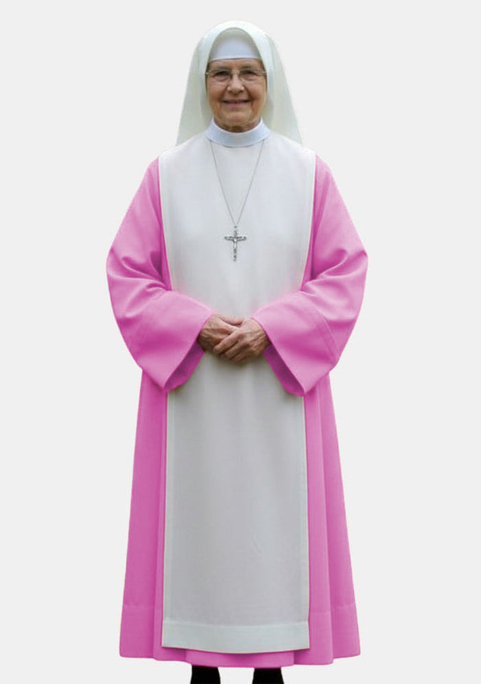 Eleanora Pink with White Scapular Nun Habit