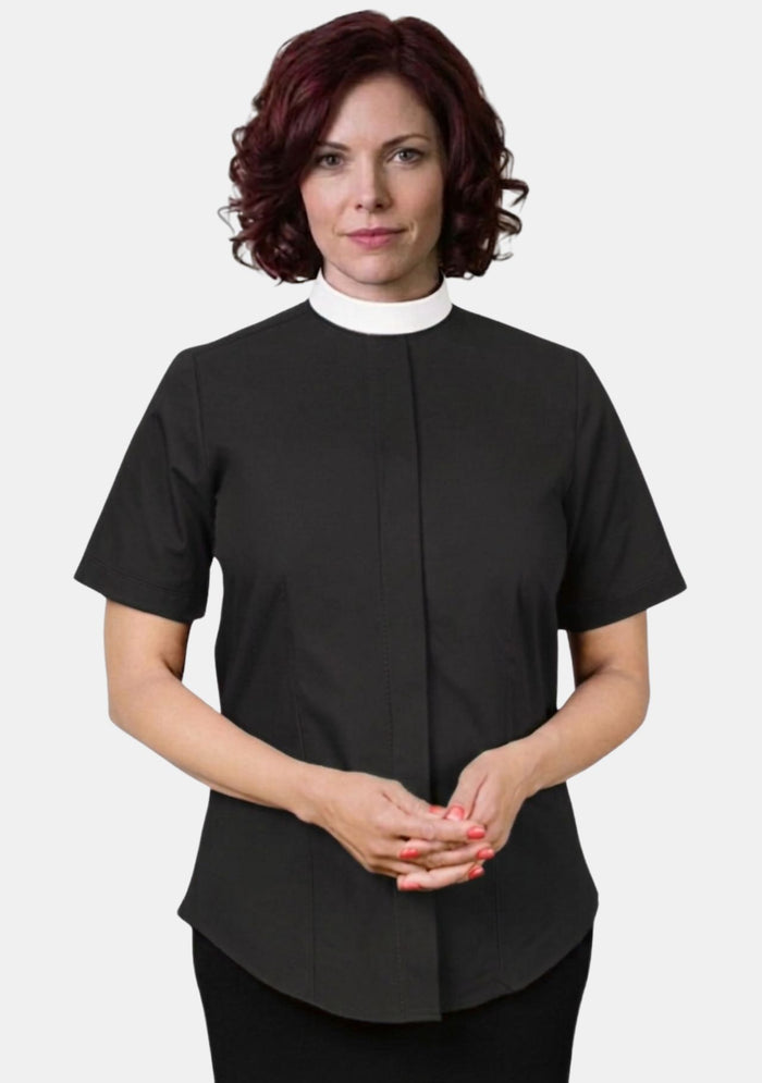 Female Neckband Clergy Shirts