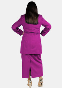 Female Red Purple Clergy Suit