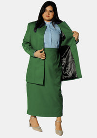 Female Green Clergy Suit