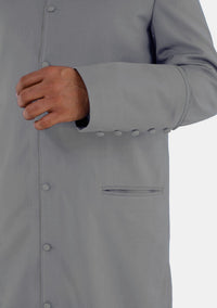 Gray Pastoral Robe for Men