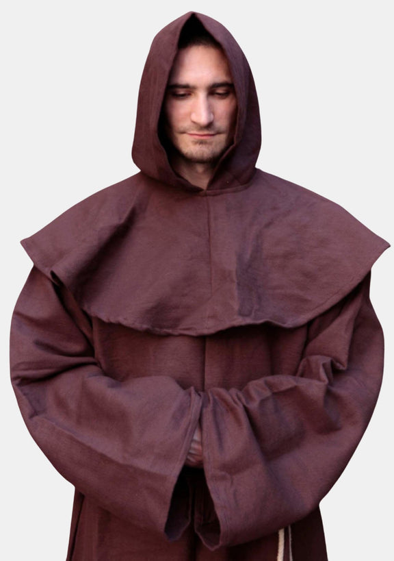 Classic eClergy's Brown Monk Robe for Medieval Fairs – eClergys