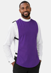 Full Collar Clergy Shirt Front for Men in Liturgical Color Collection