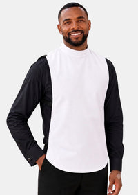 Full Collar Clergy Shirt Front for Men in Liturgical Color Collection