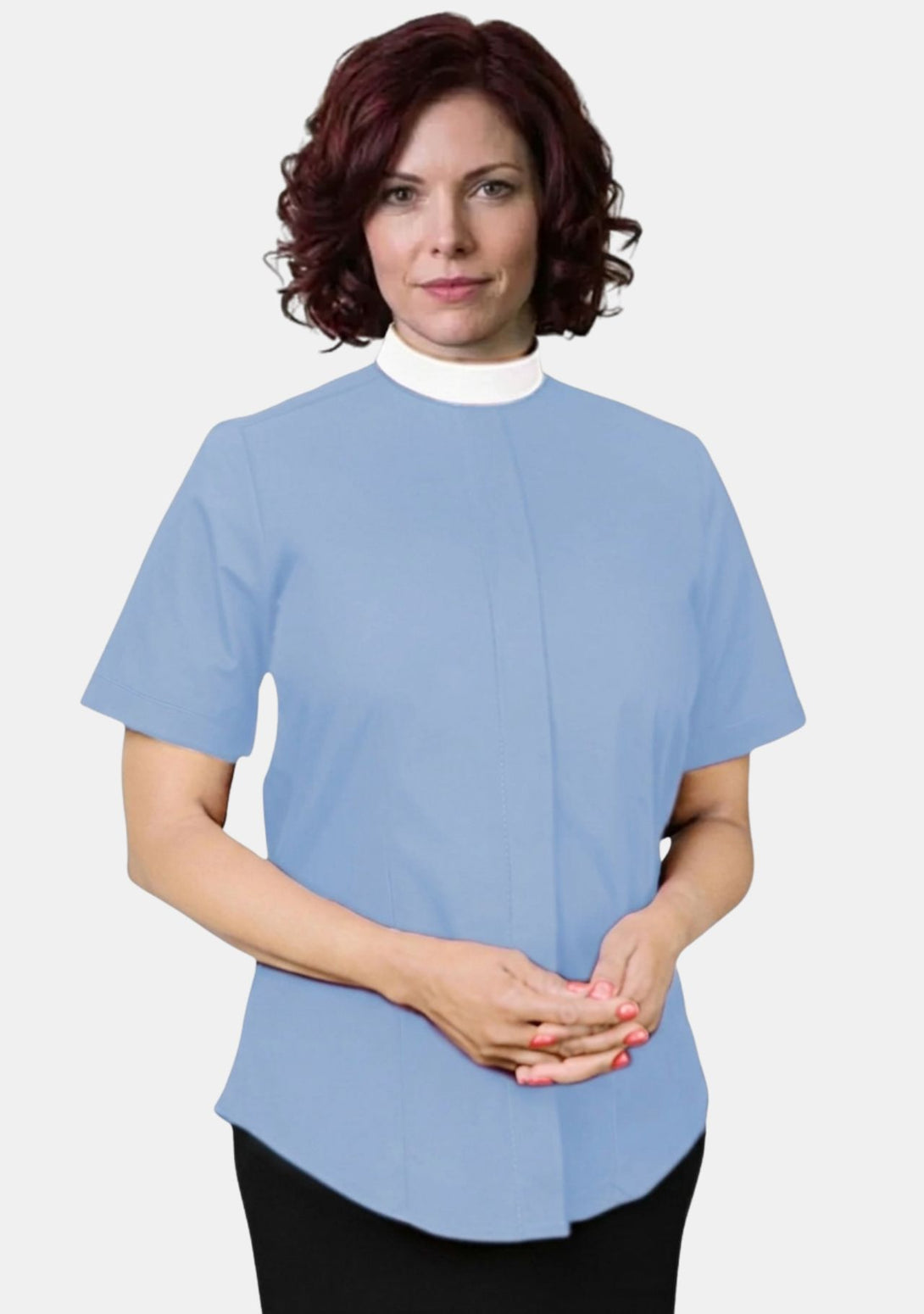 Look Holy & Confident with Full Collor Ladies Clergy Shirts – eClergys