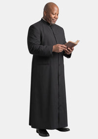 Grandiose Plus Size Black Clergy Robe