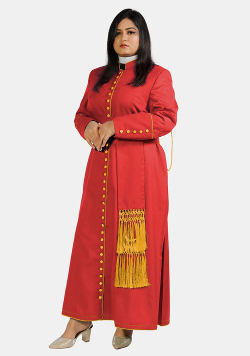 chinese dress ladies September modest maxi dress in fall frenzy-final sale  JanieLanie