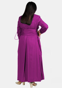Holy Ladies Red Purple Cassock with 33 Buttons