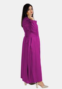 Holy Ladies Red Purple Cassock with 33 Buttons