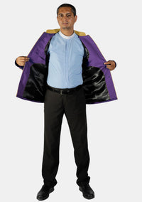 Purple Gold Clerical Jacket for Priest