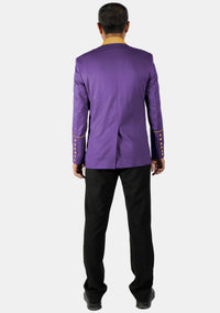 Purple Gold Clerical Jacket for Priest