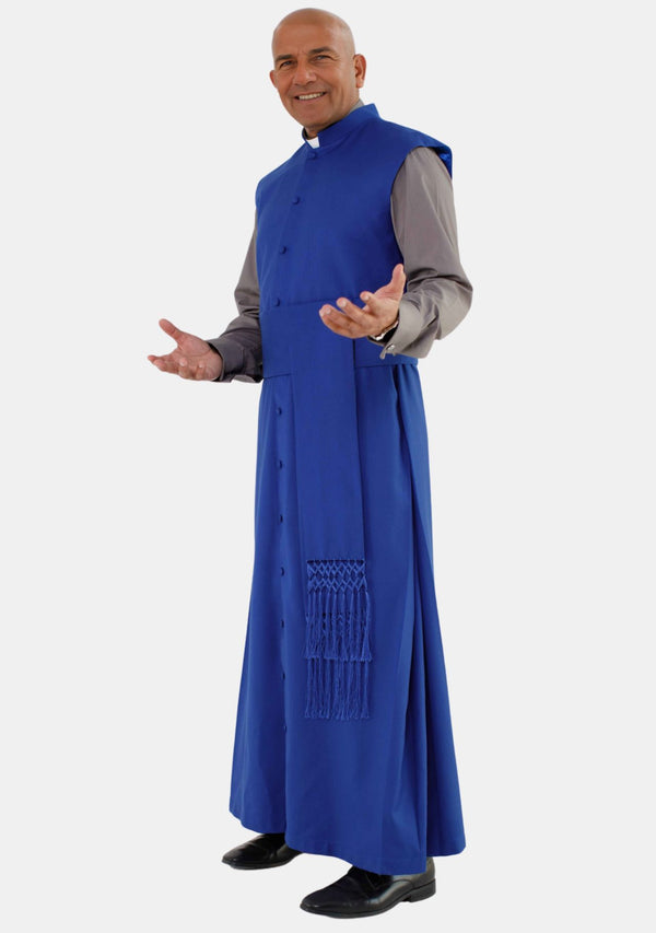 Jethro Sleeveless Clergy Robe Royal Blue