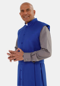 Jethro Sleeveless Clergy Robe Royal Blue