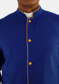 Jezliah Clergy Robe Royal Blue with Gold