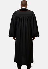 Jonathan Pulpit Robe for Men Black and Red