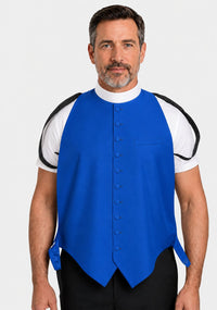 Josiah Full Collar Clergy Vest Front for Men