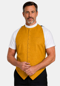 Josiah Full Collar Clergy Vest Front for Men